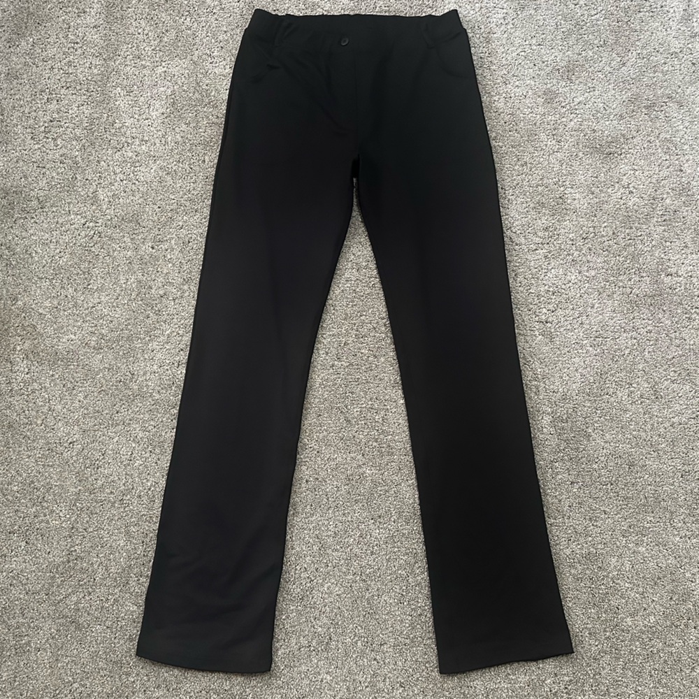Yogipace | Straight Leg Stretch Dress Pants Belt loops 4 pockets, Size Large